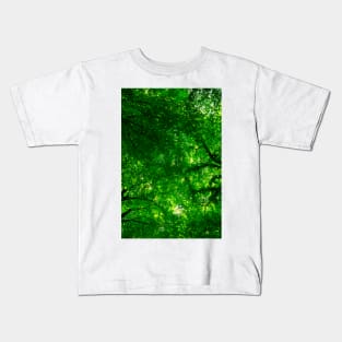 Canopy of Leaves Kids T-Shirt